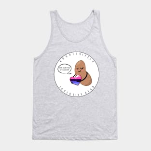 Omnisexual Pride: Aggressively Inclusive Bean Tank Top